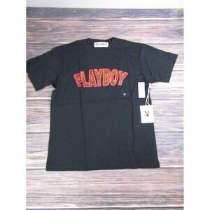 Playboy Pacsun NEW Mens Medium Black Short Sleeve Tee T Shirt Spellout